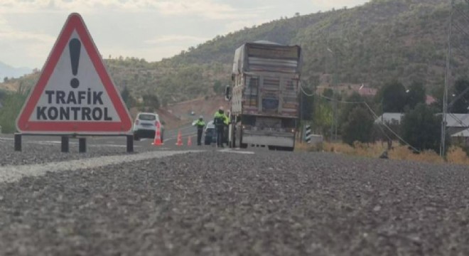 Erzurum -  Bingöl yolunda trafik denetimleri sürüyor
